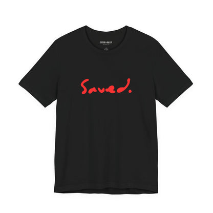 'Saved.' Jersey Short Sleeve T-shirt