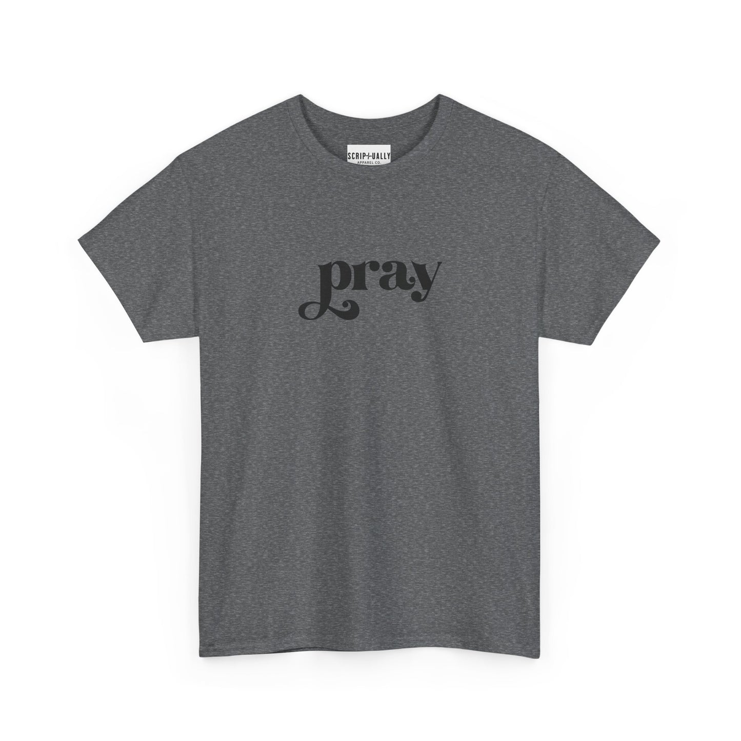 Pray Embroidered T-Shirt