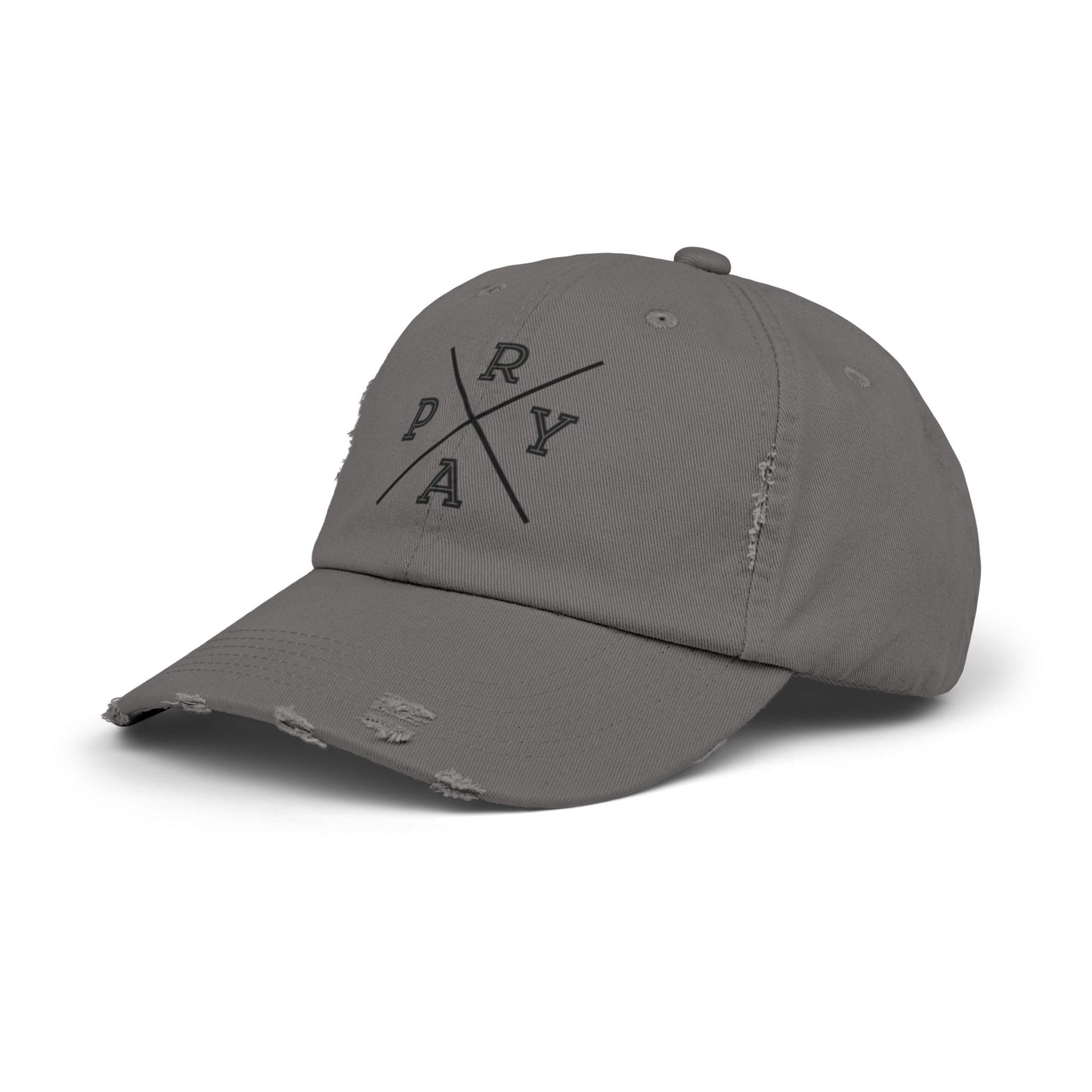 Pray Unisex Distressed Cap