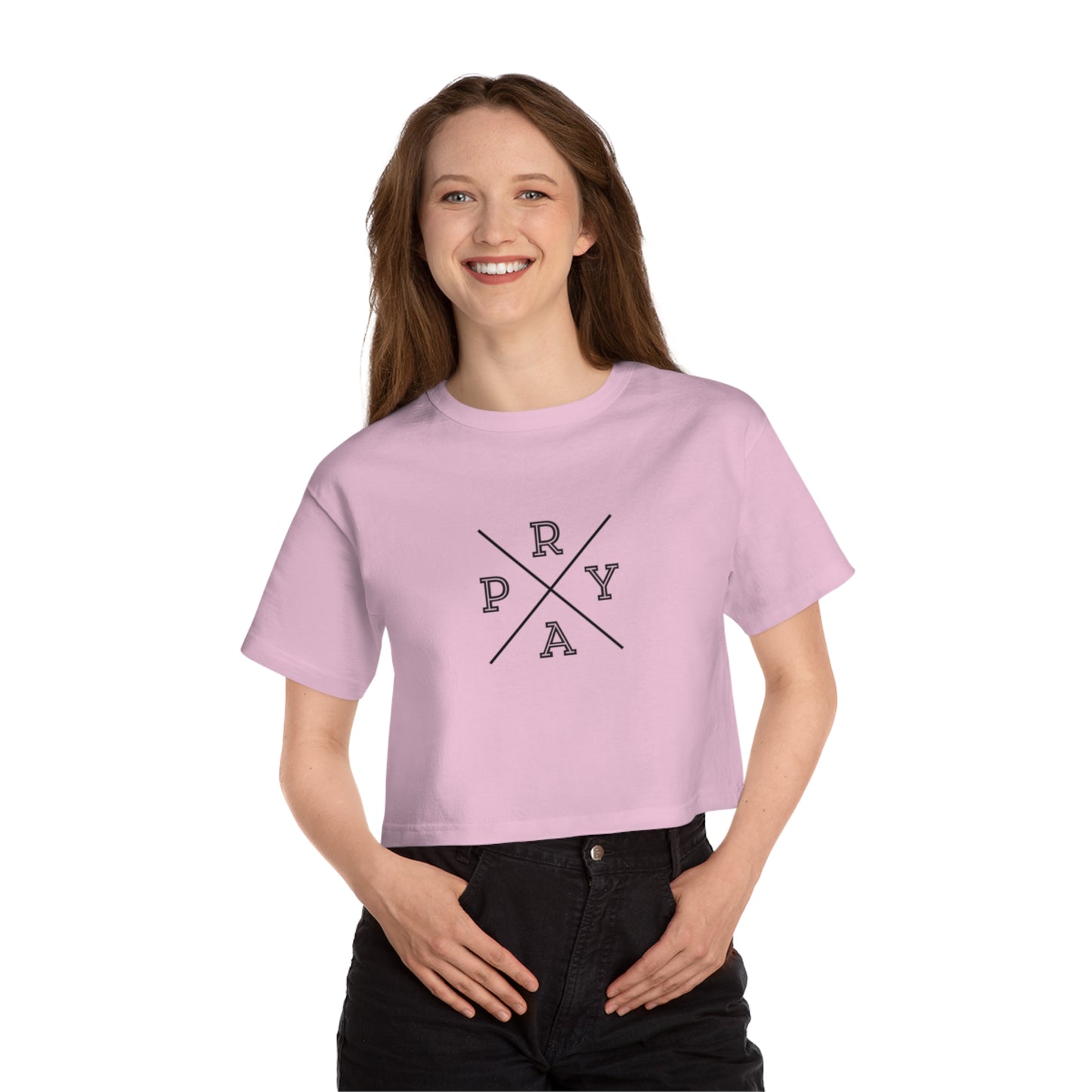 Pray Champion Women's Heritage Cropped T-Shirt