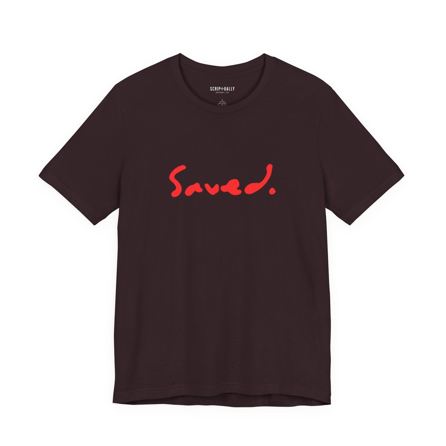 'Saved.' Jersey Short Sleeve T-shirt