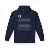 Psalms 23 Hoodie — Inspirational Scripture Fleece Hoodie