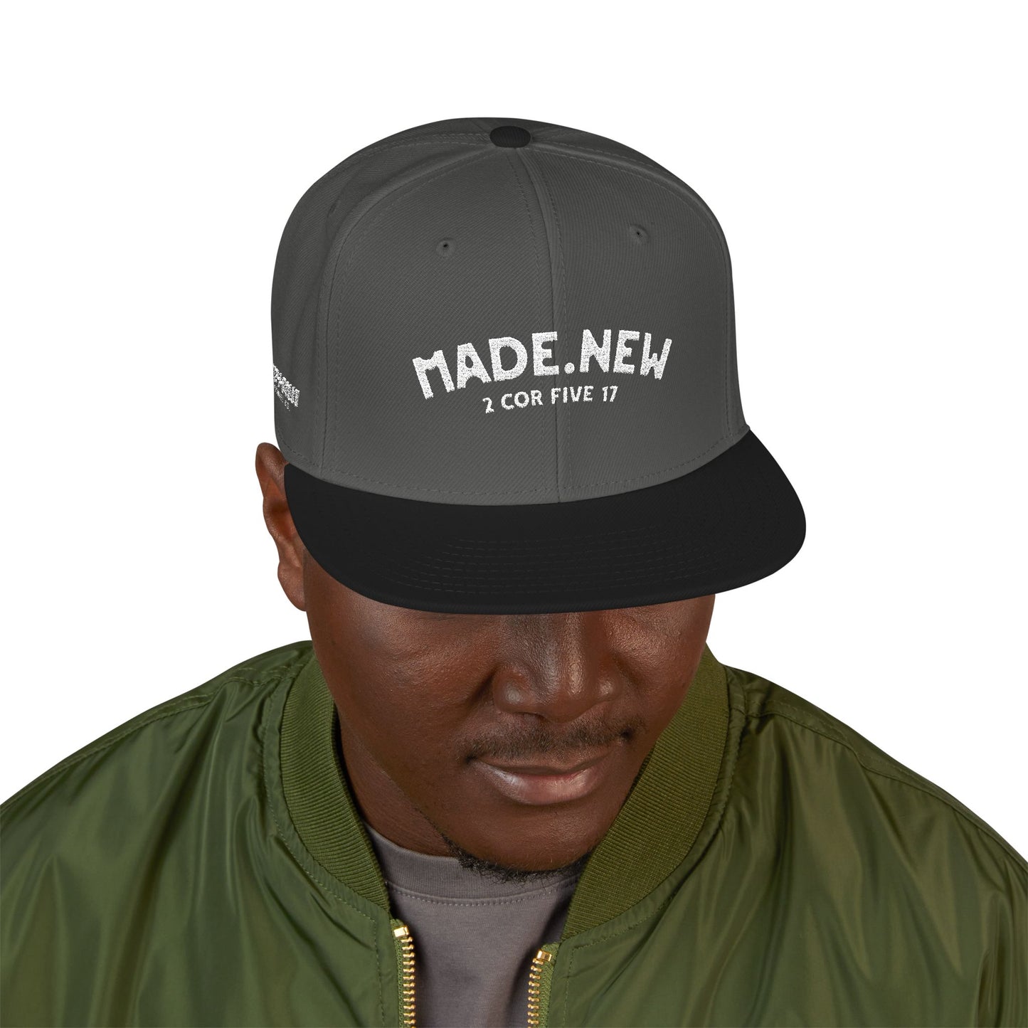 Made New Embroidered Snapback Cap