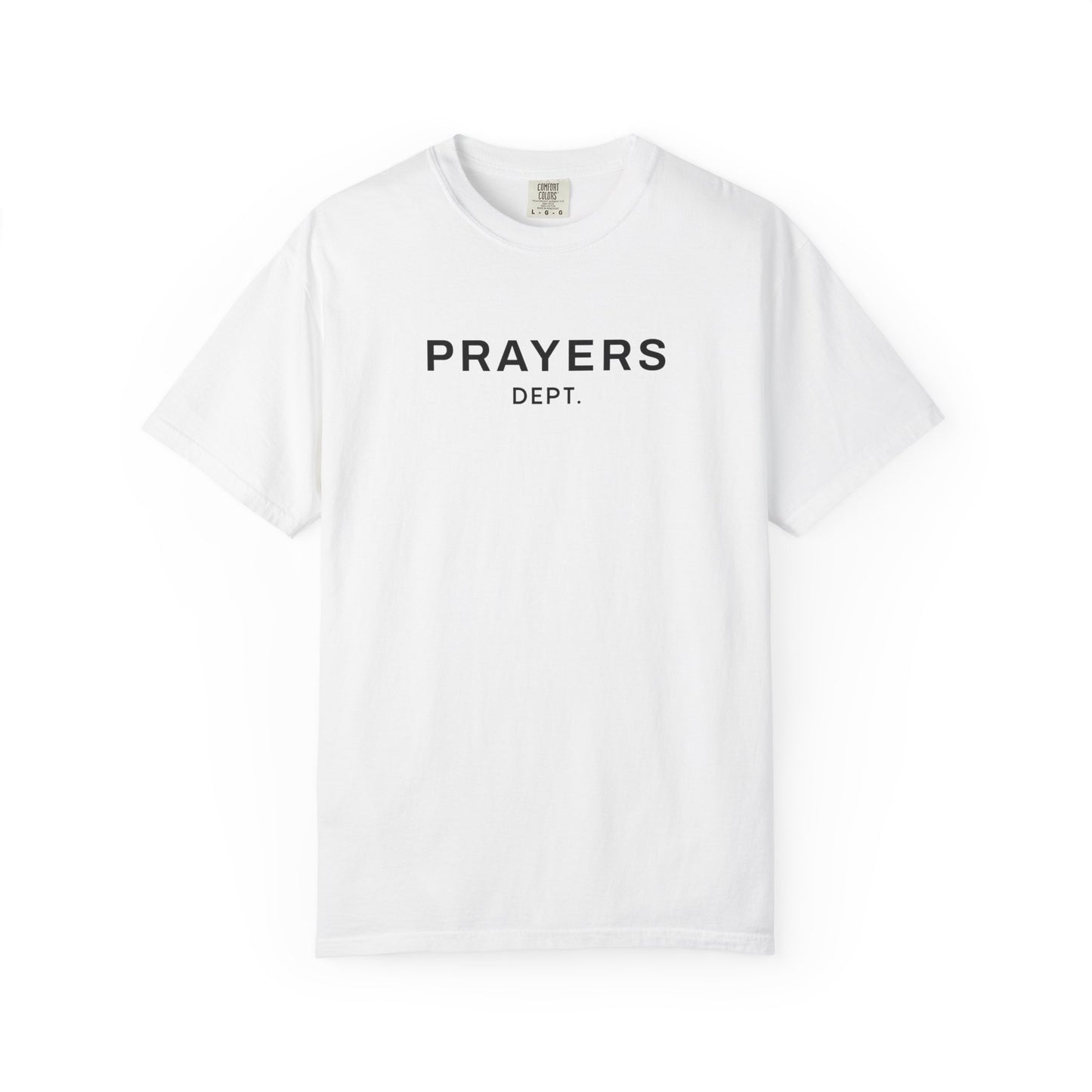 'Prayers Dept.' Garment-dyed T-Shirt