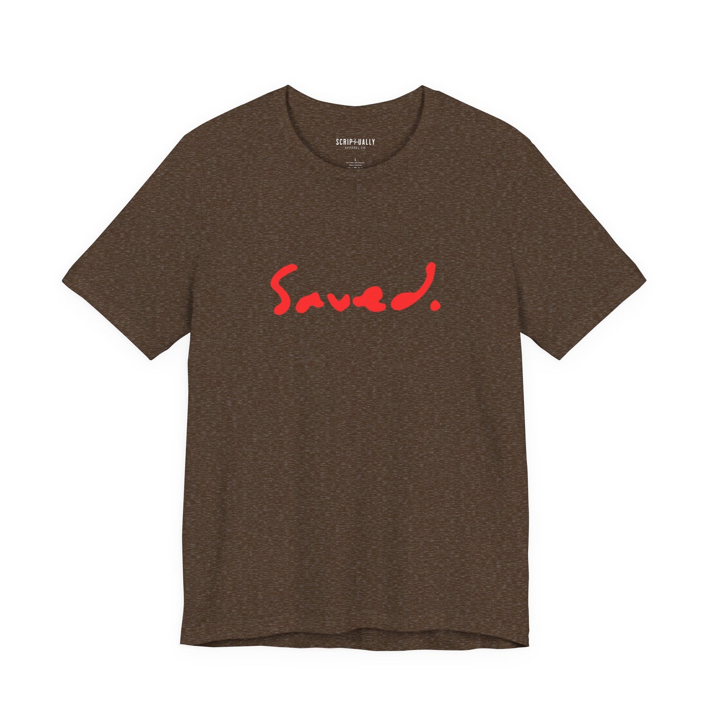 'Saved.' Jersey Short Sleeve T-shirt
