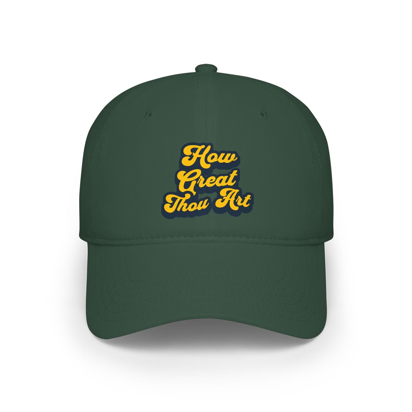 How Great Thou Art Low Profile Baseball Cap