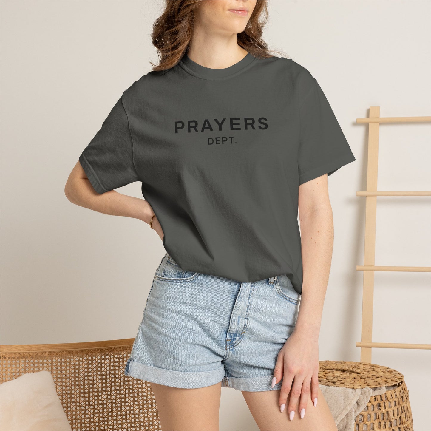 'Prayers Dept.' Garment-dyed T-Shirt