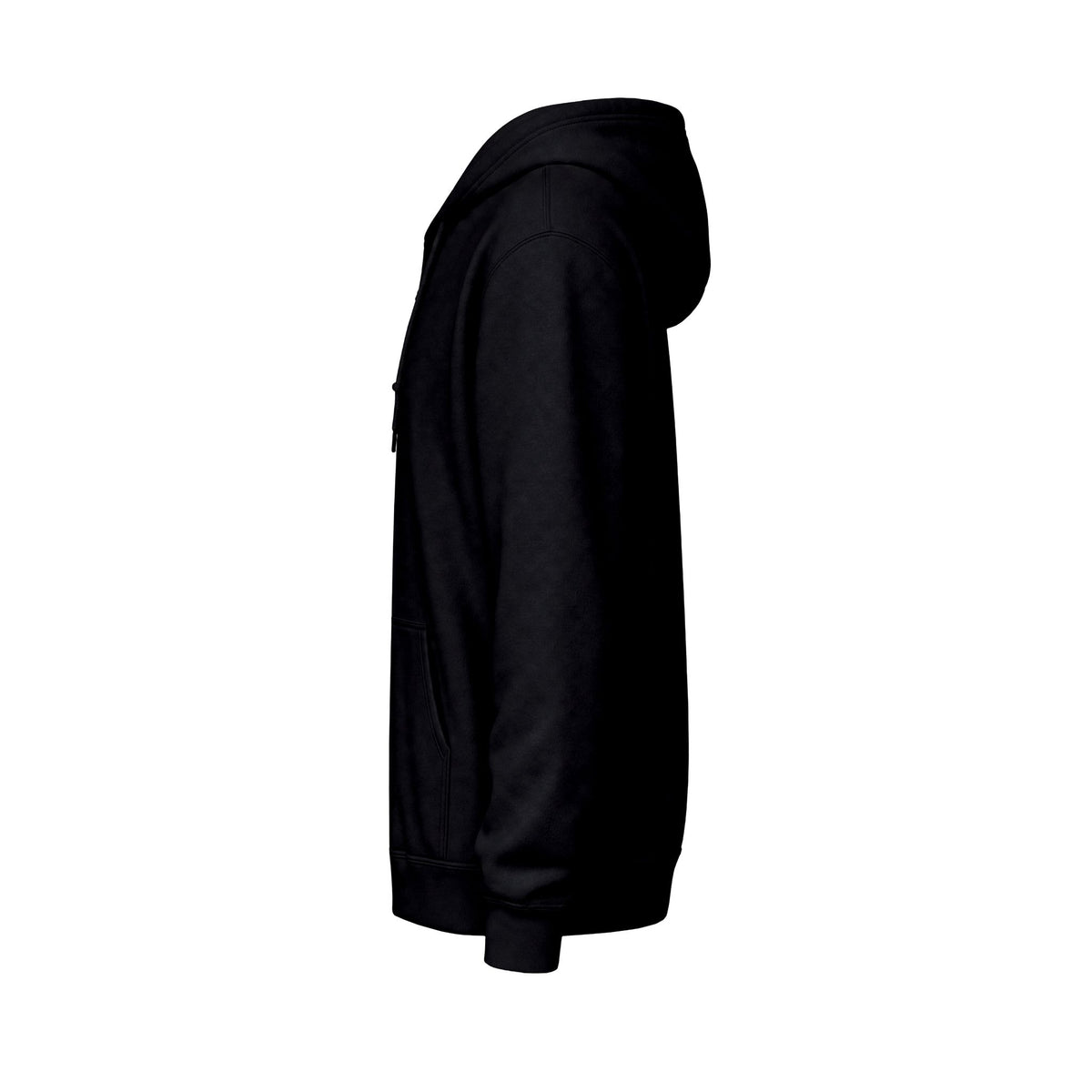 Embroidered Scriptually Zip Hoodie