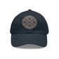 Amen, Dad Hat with Leather Patch (Round)