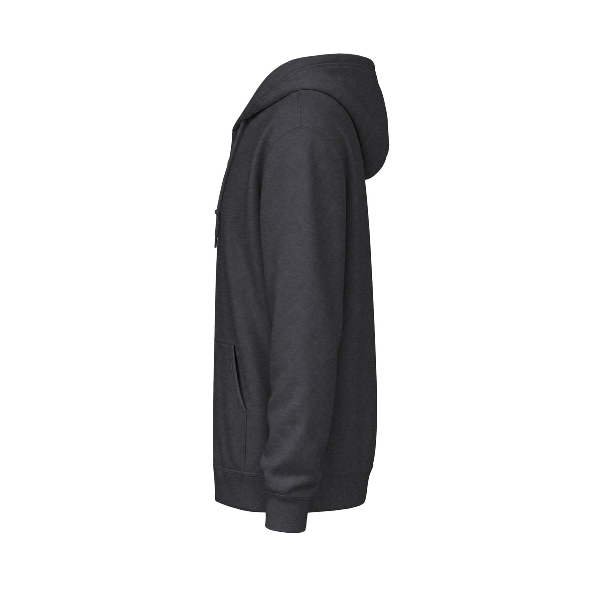 Embroidered Scriptually Zip Hoodie