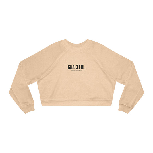 Graceful Women's Cropped Fleece Pullover