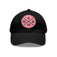 Amen, Dad Hat with Leather Patch (Round)