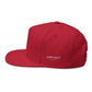 Grounded Embroidered Flat Bill Cap