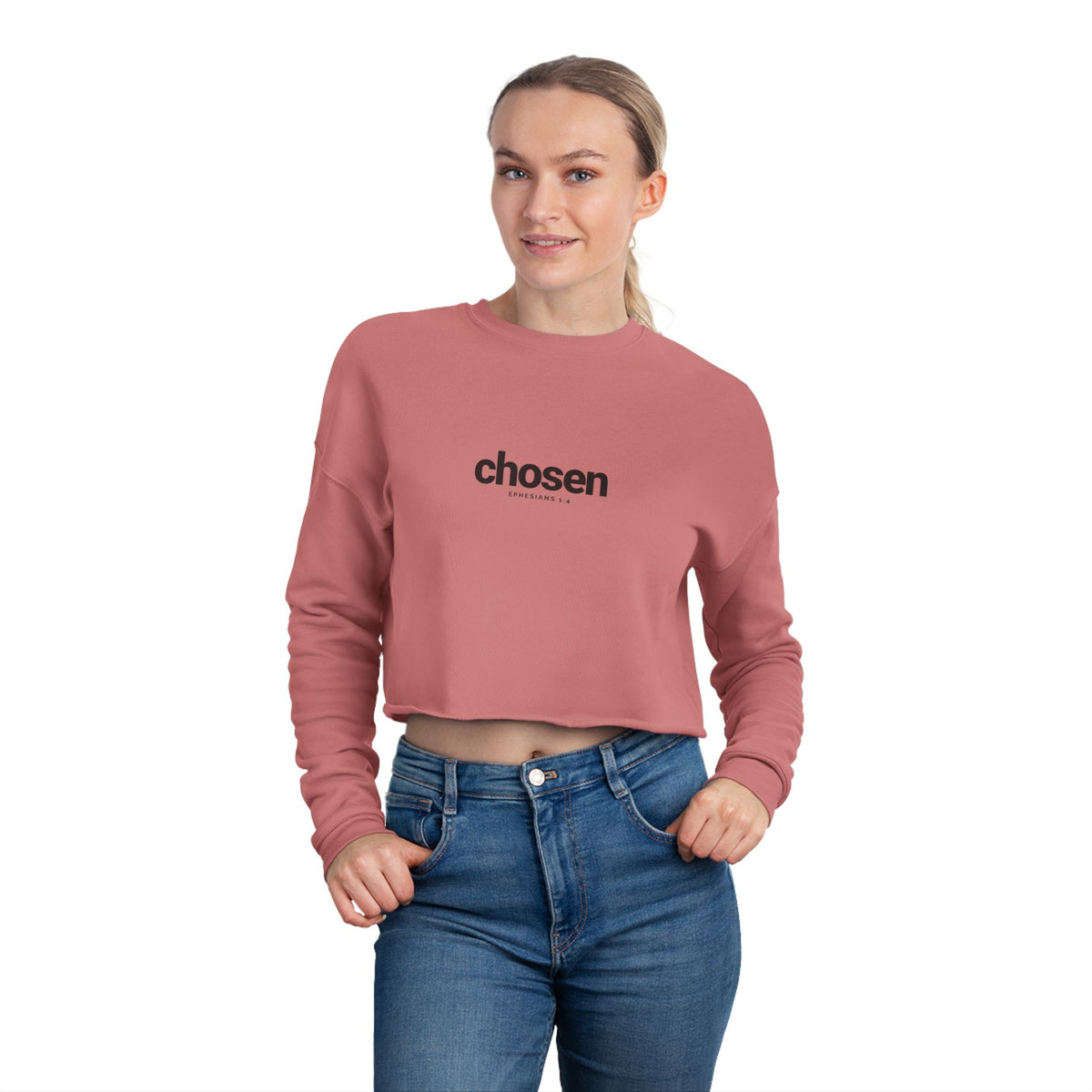 "New Mercies" Women's Cropped Sweatshirt