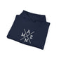 "Amen" Heavy Hooded Sweatshirt Navy
