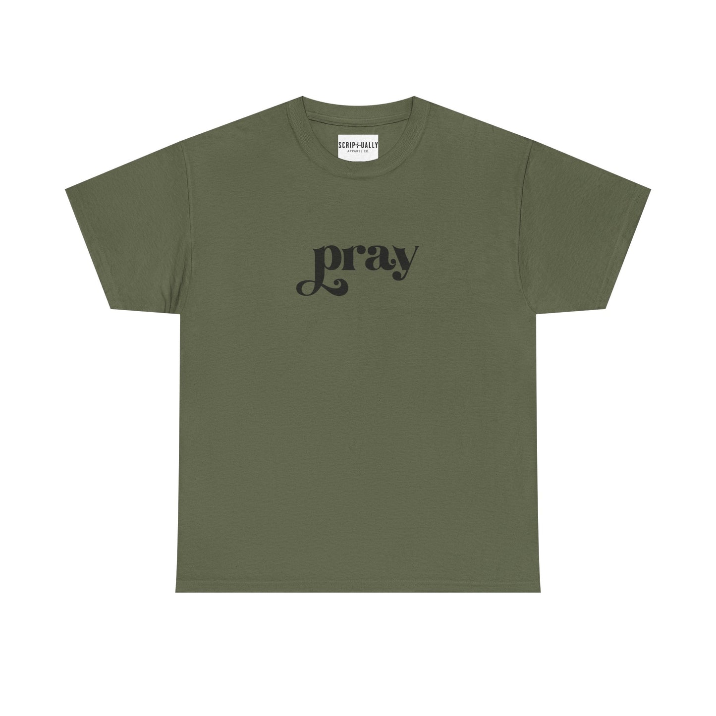Pray Embroidered T-Shirt