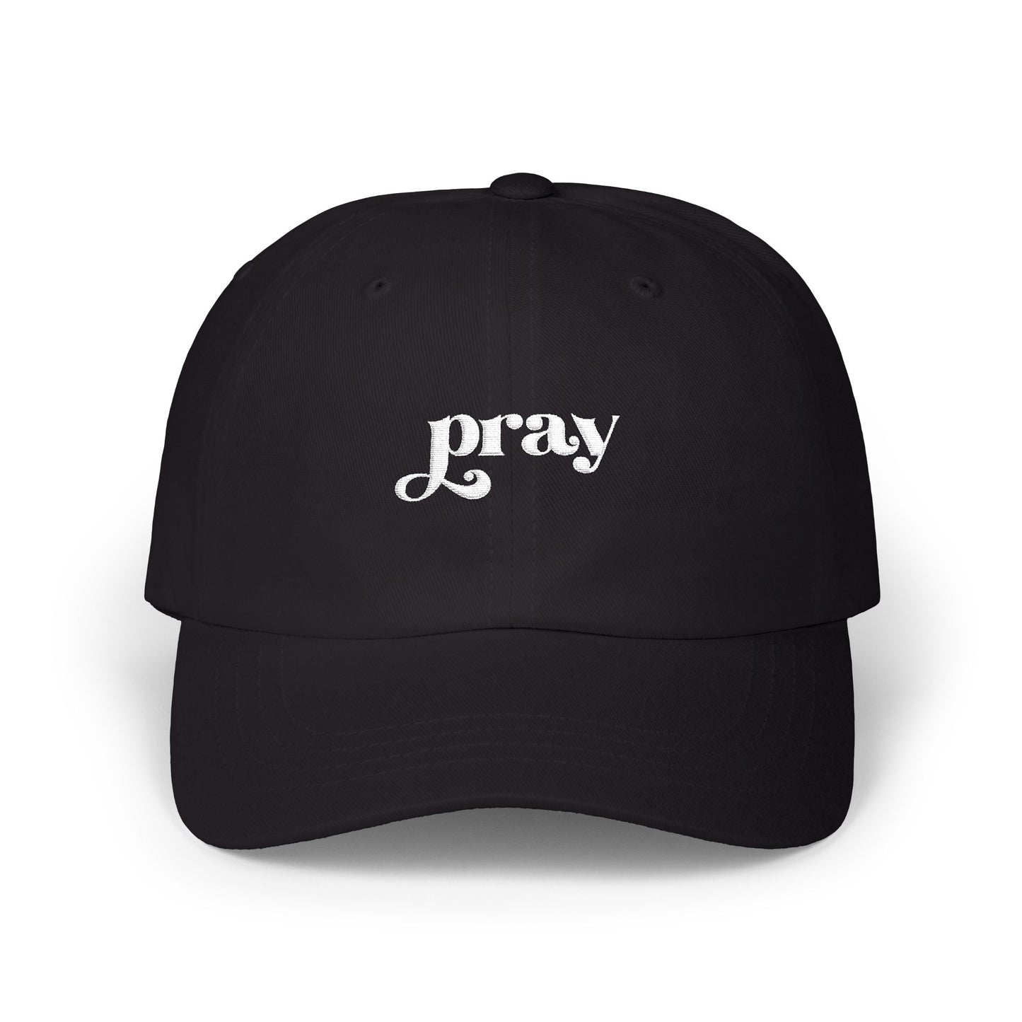 Pray Classic Dad Cap - Casual Black Hat for Faith and Style