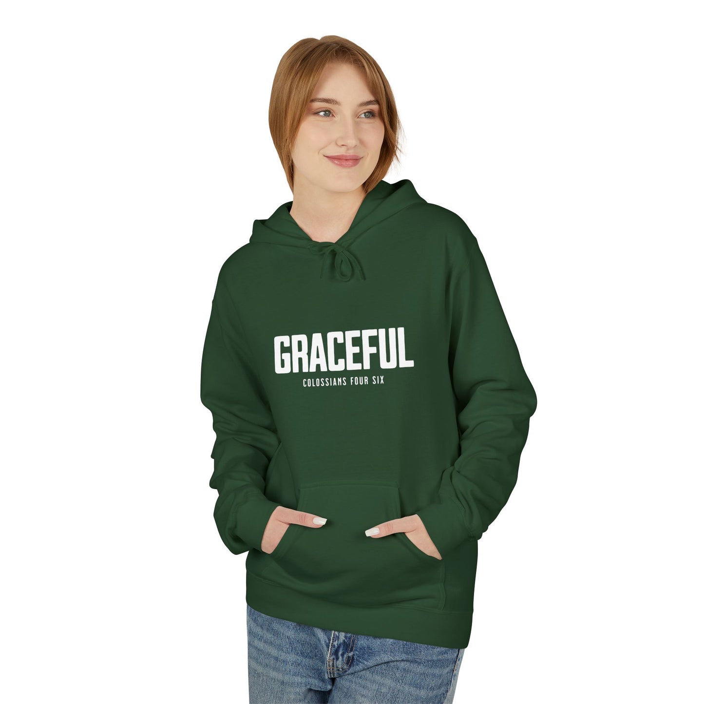 Graceful Midweight Softstyle Fleece Hoodie