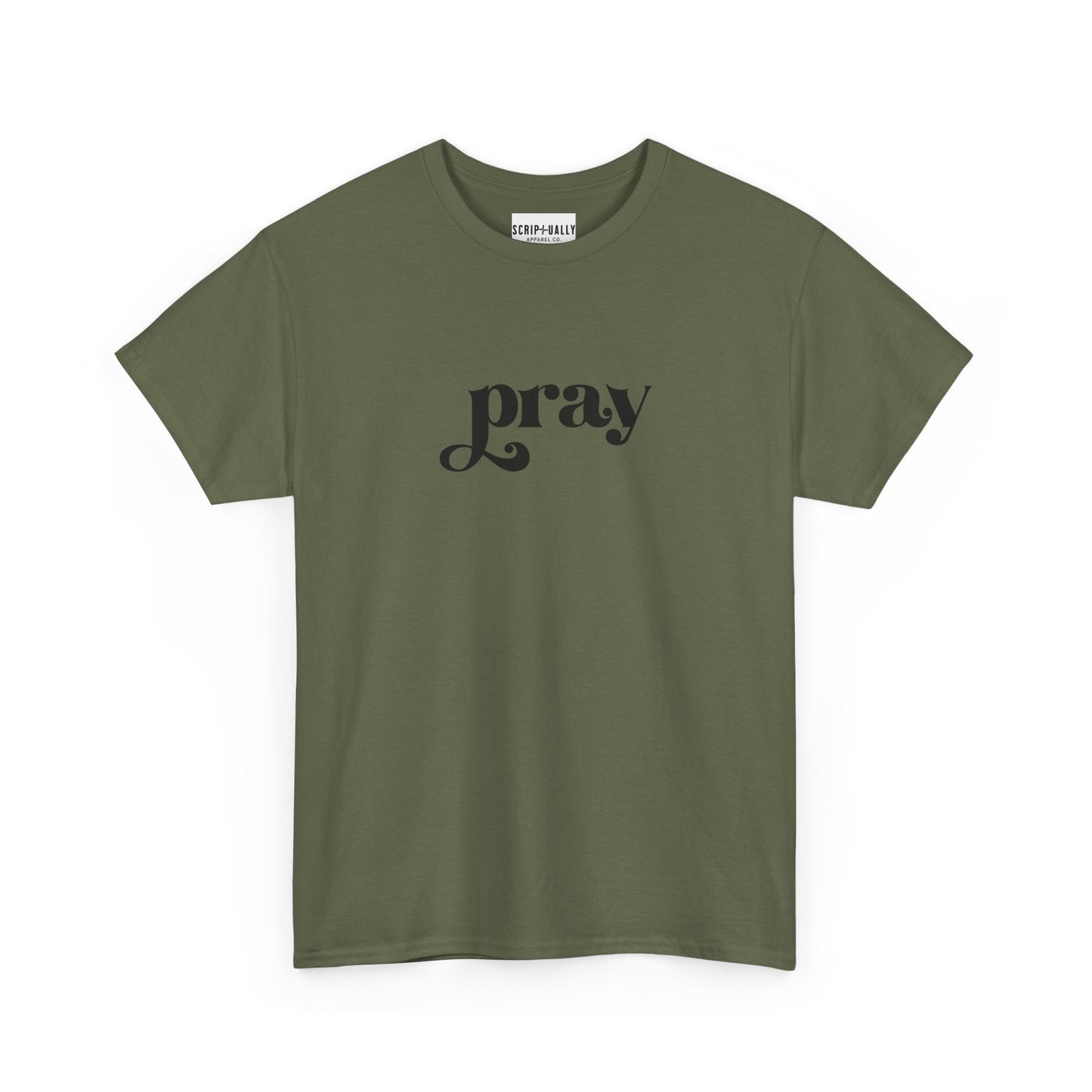 Pray Embroidered T-Shirt