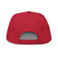 Grounded Embroidered Flat Bill Cap