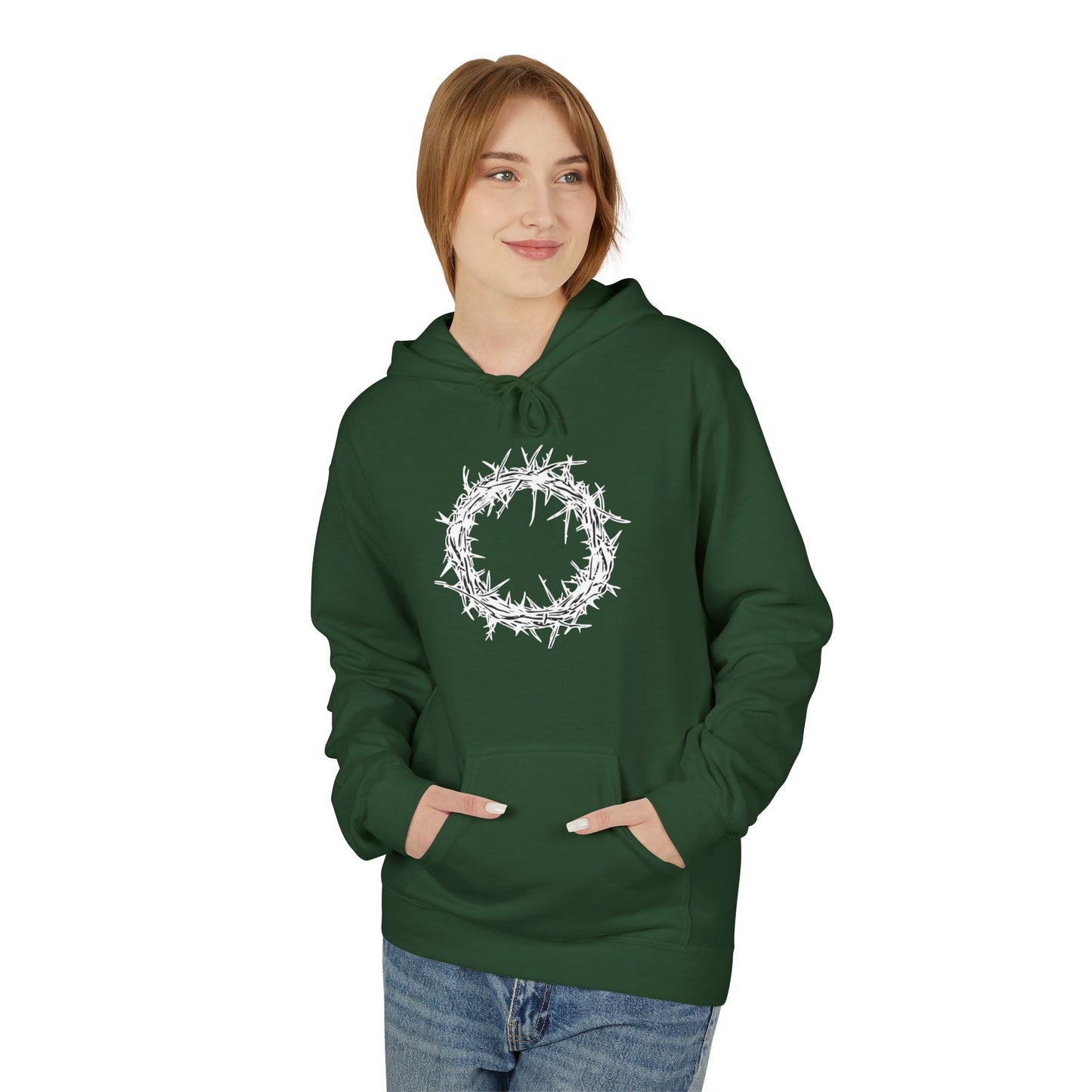 Crown of Thorns Fleece Hoodie