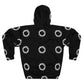 Crown of Thorns  Hoodie Black and White
