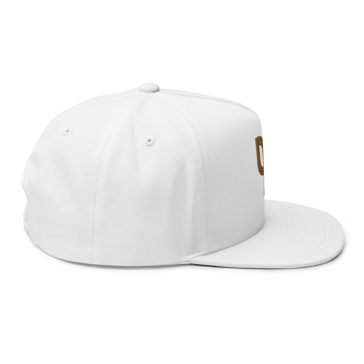 Scriptually Brand Embroidered Flat Bill Cap