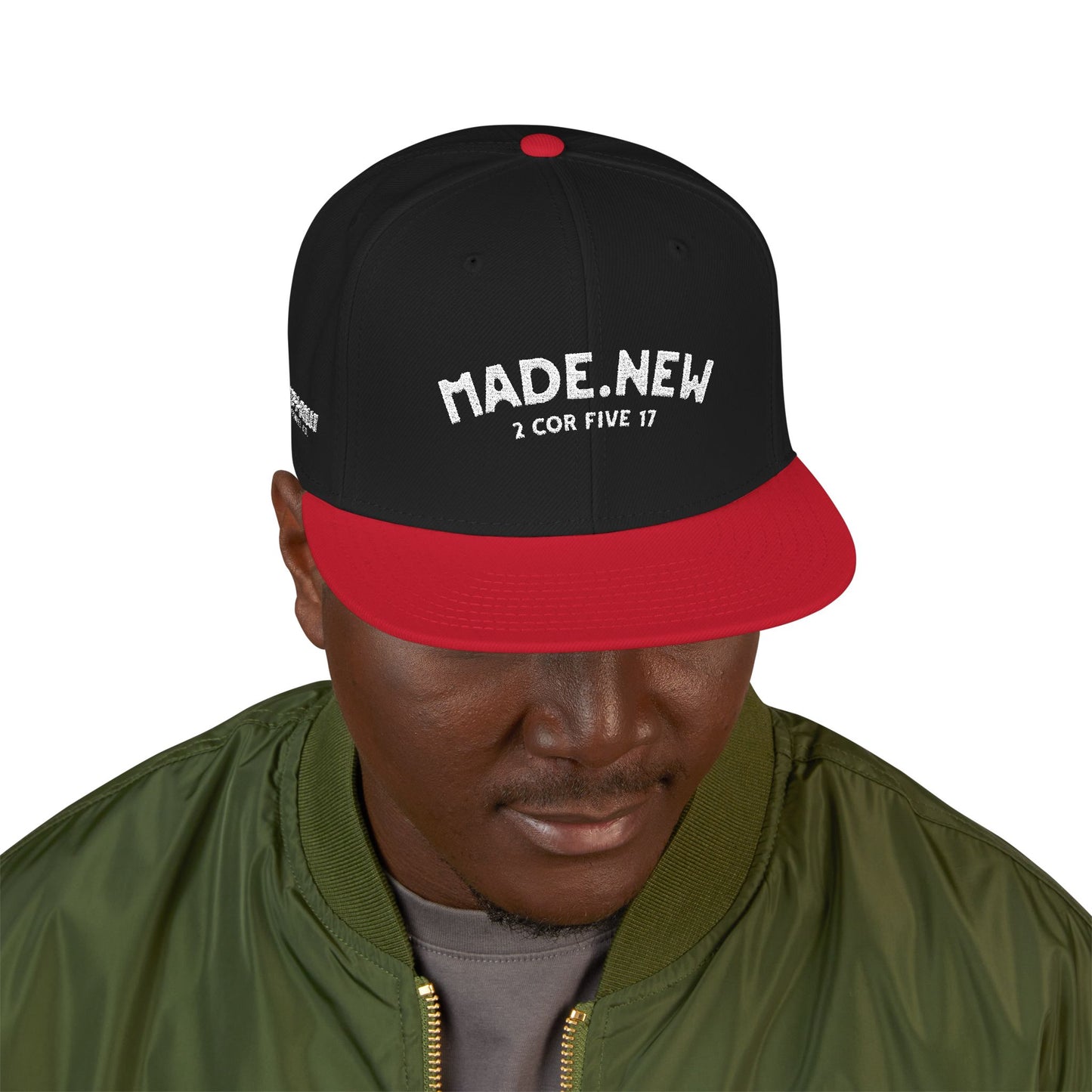 Made New Embroidered Snapback Cap