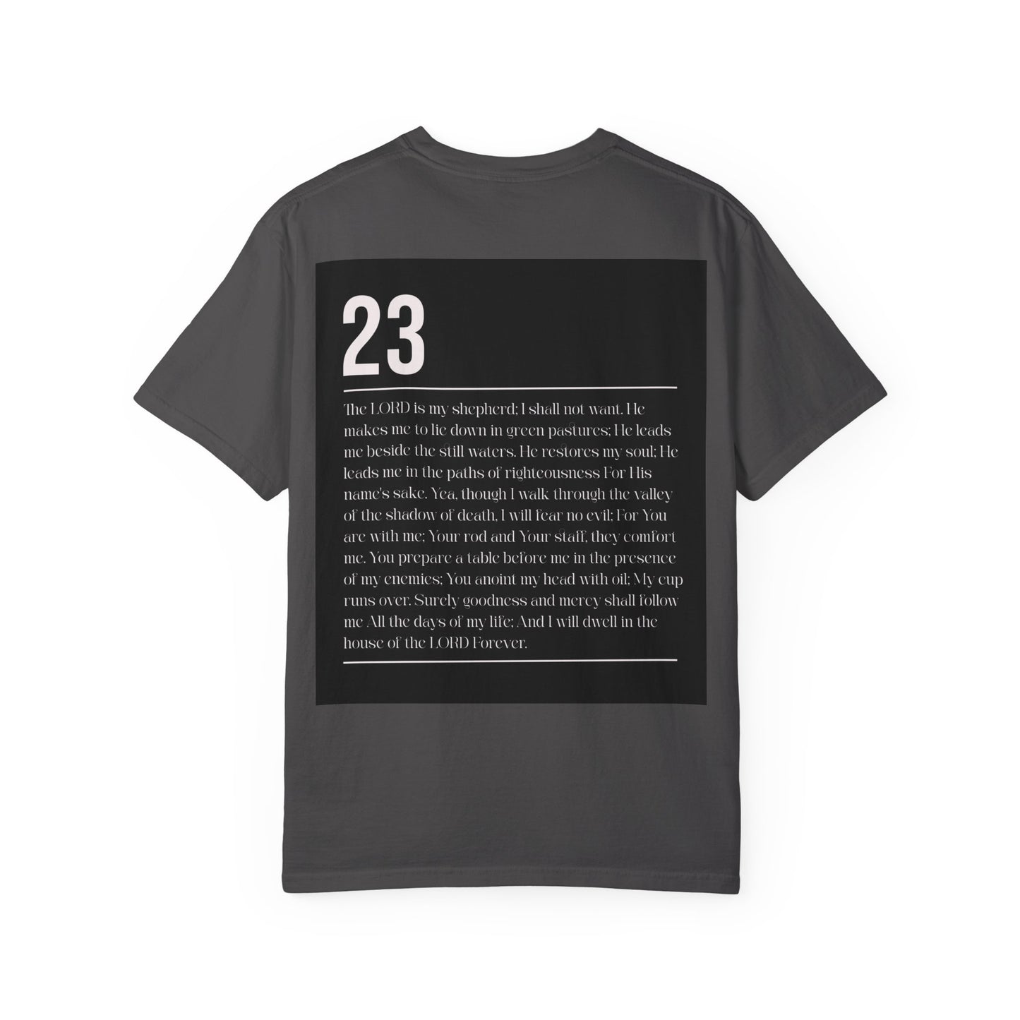 Psalms 23 T-Shirt — 'The Lord Is My Shepherd'
