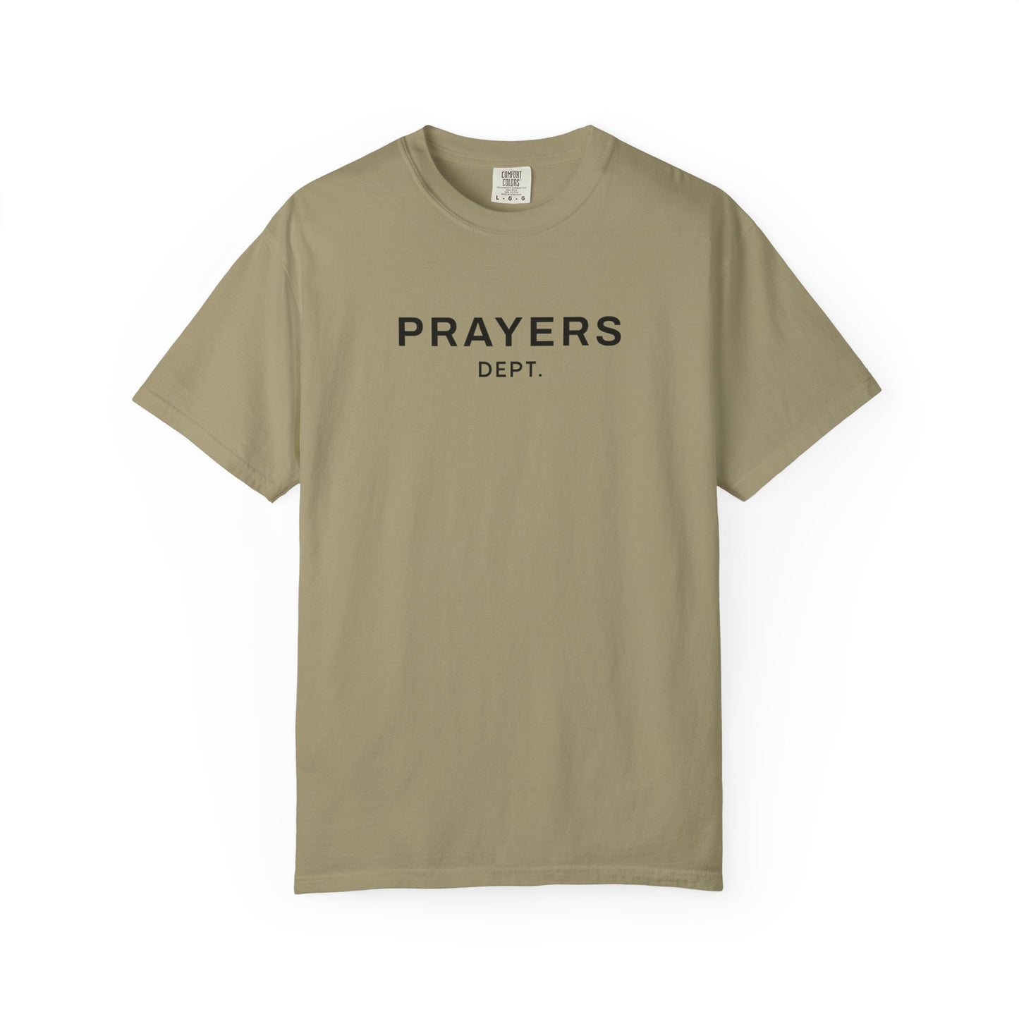 'Prayers Dept.' Garment-dyed T-Shirt