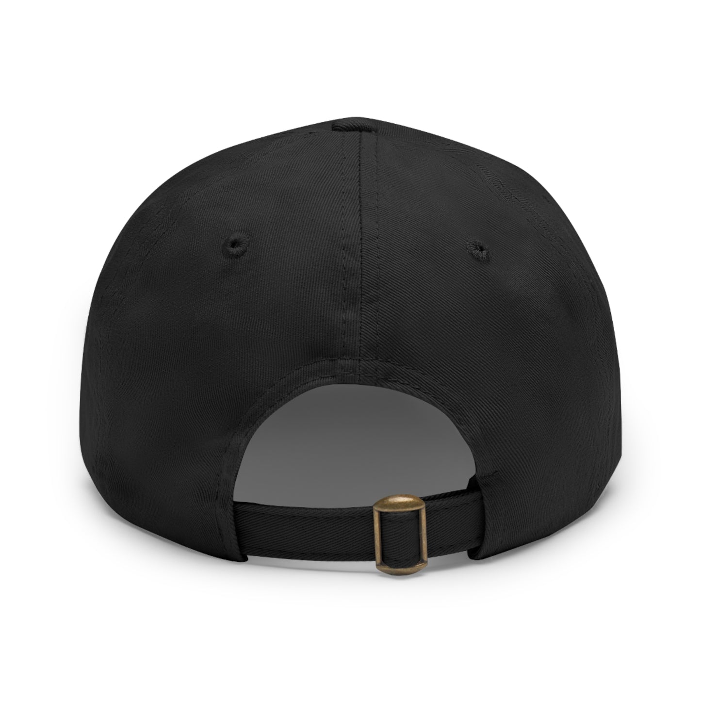 Amen, Dad Hat with Leather Patch (Round)