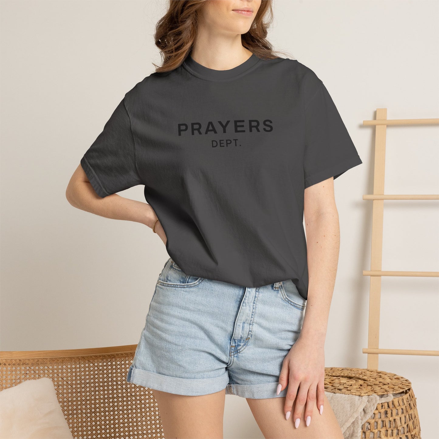 'Prayers Dept.' Garment-dyed T-Shirt
