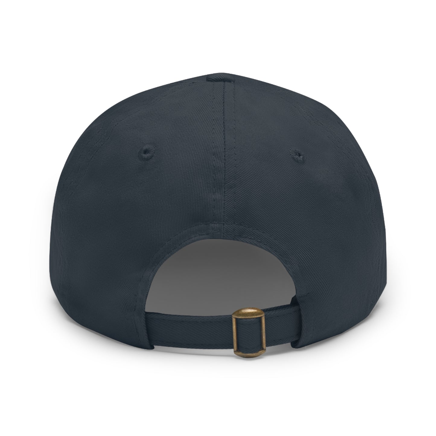 Amen, Dad Hat with Leather Patch (Round)