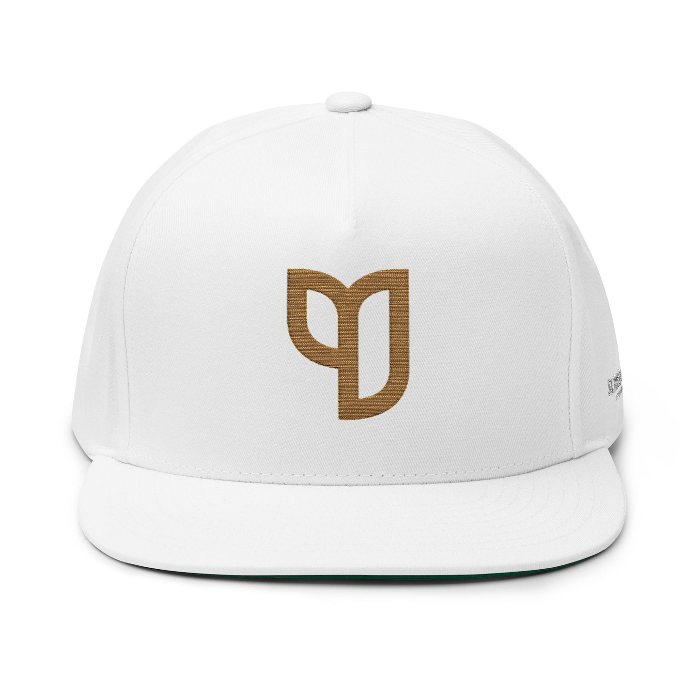Scriptually Brand Embroidered Flat Bill Cap