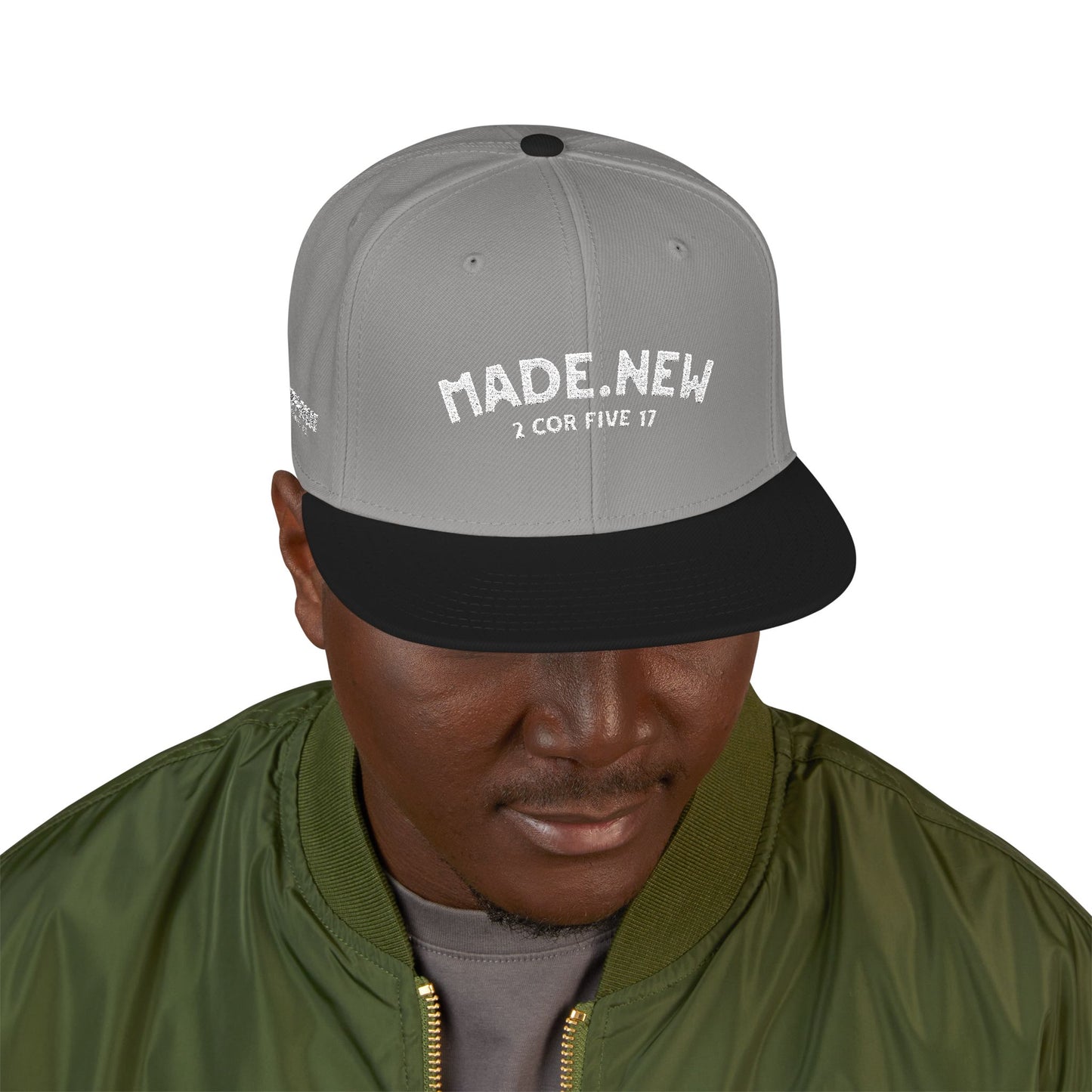 Made New Embroidered Snapback Cap
